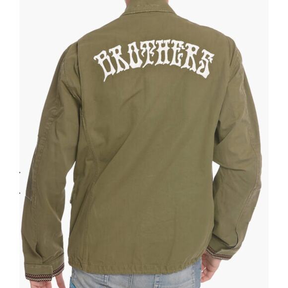 AMIRI: Army Green "Brothers" Military Short Parka - 46 - Picture 2 of 9